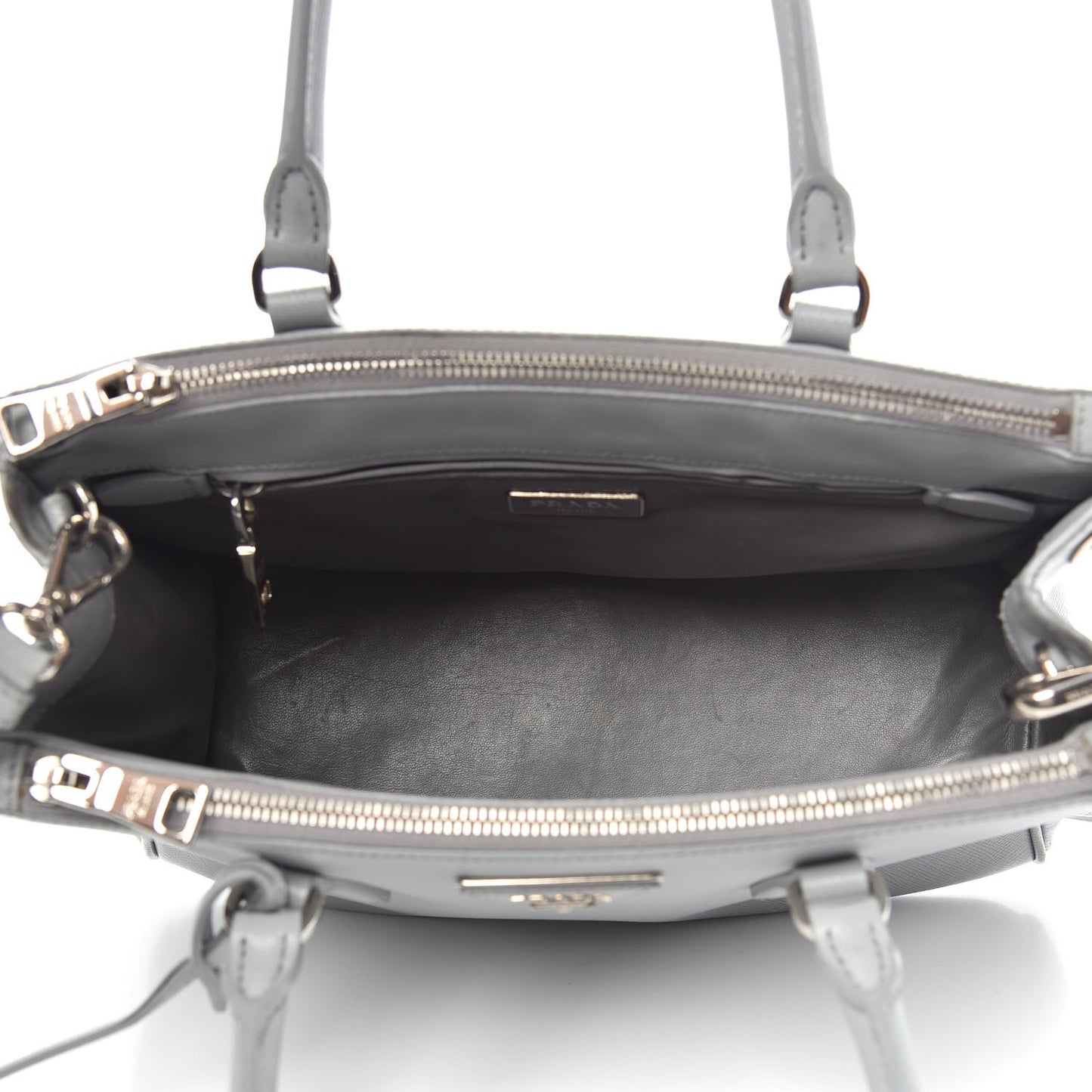 Saffiano Small Galleria Double Zip Tote Nube