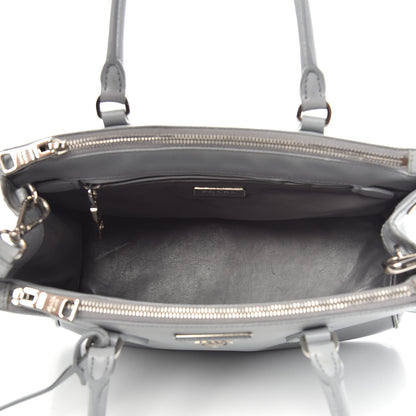 Prada Saffiano Small Galleria Double Zip Tote Nube 6 of 16