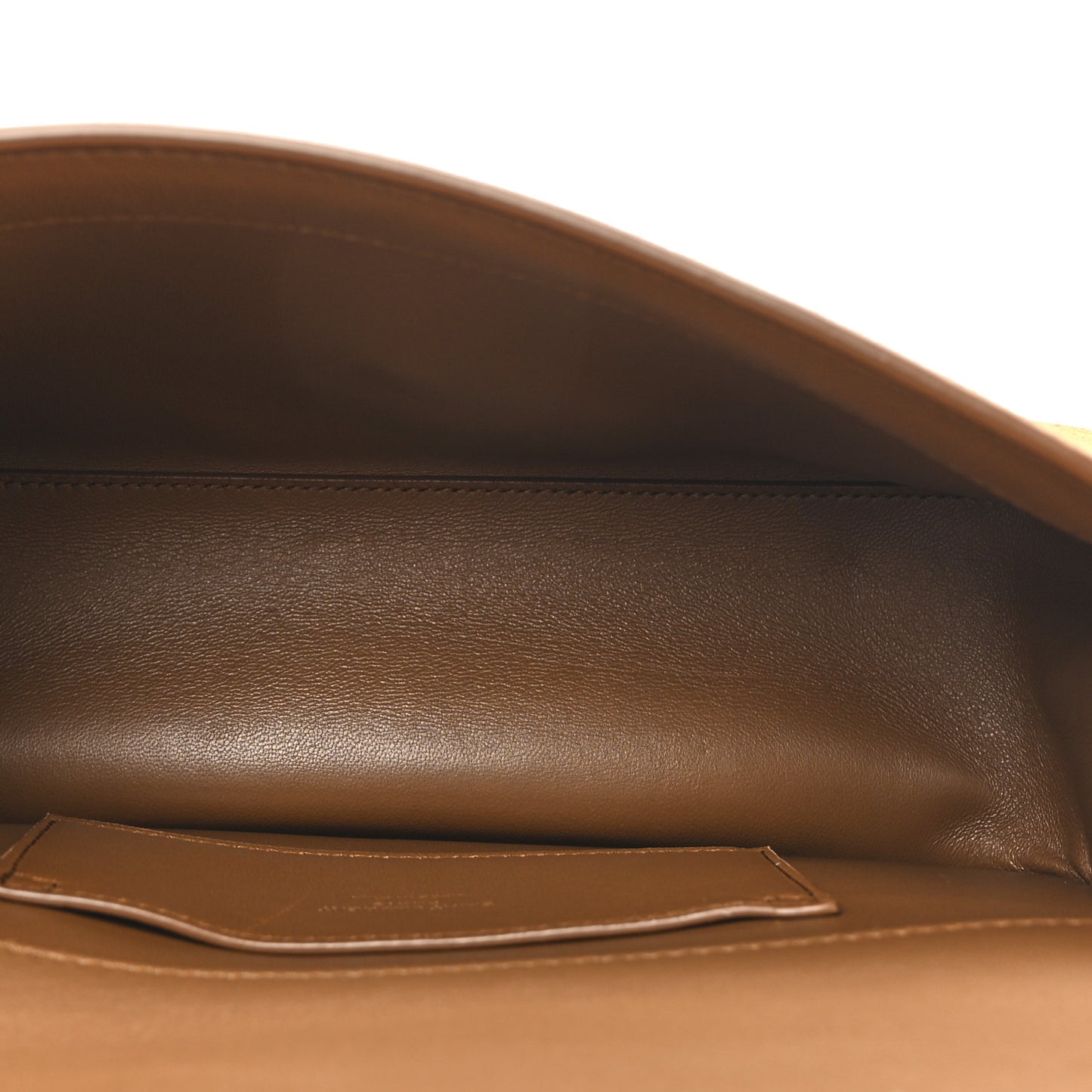 Suede Calfskin Monogram Small Solferino Satchel Caramel Cognac