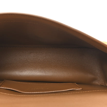 Saint Laurent Suede Calfskin Monogram Small Solferino Satchel Caramel Cognac 5 of 13