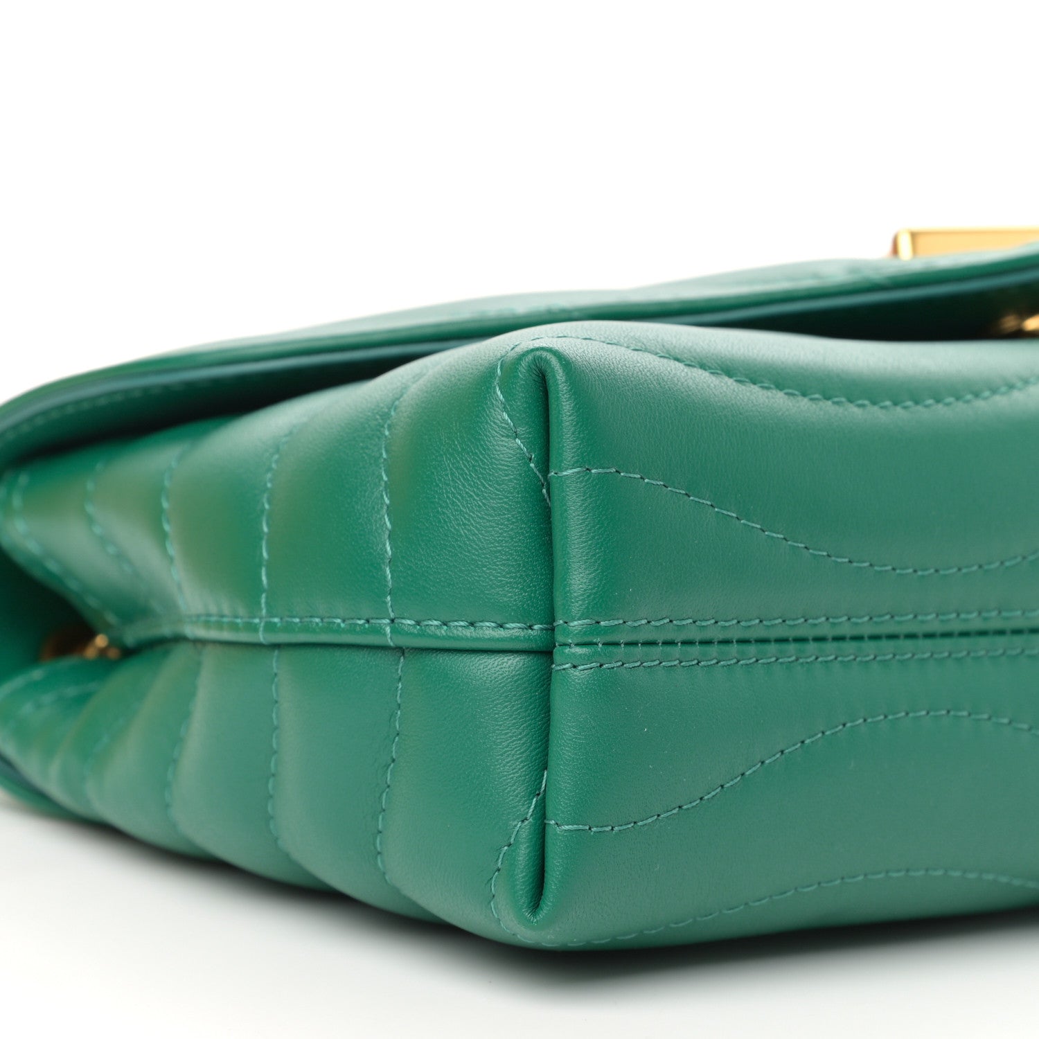 Louis Vuitton Calfskin LV New Wave Chain Bag Emerald 8 of 11
