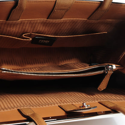 Fendi Vitello Elite Regular 2Jours Tote Orzo 6 of 11