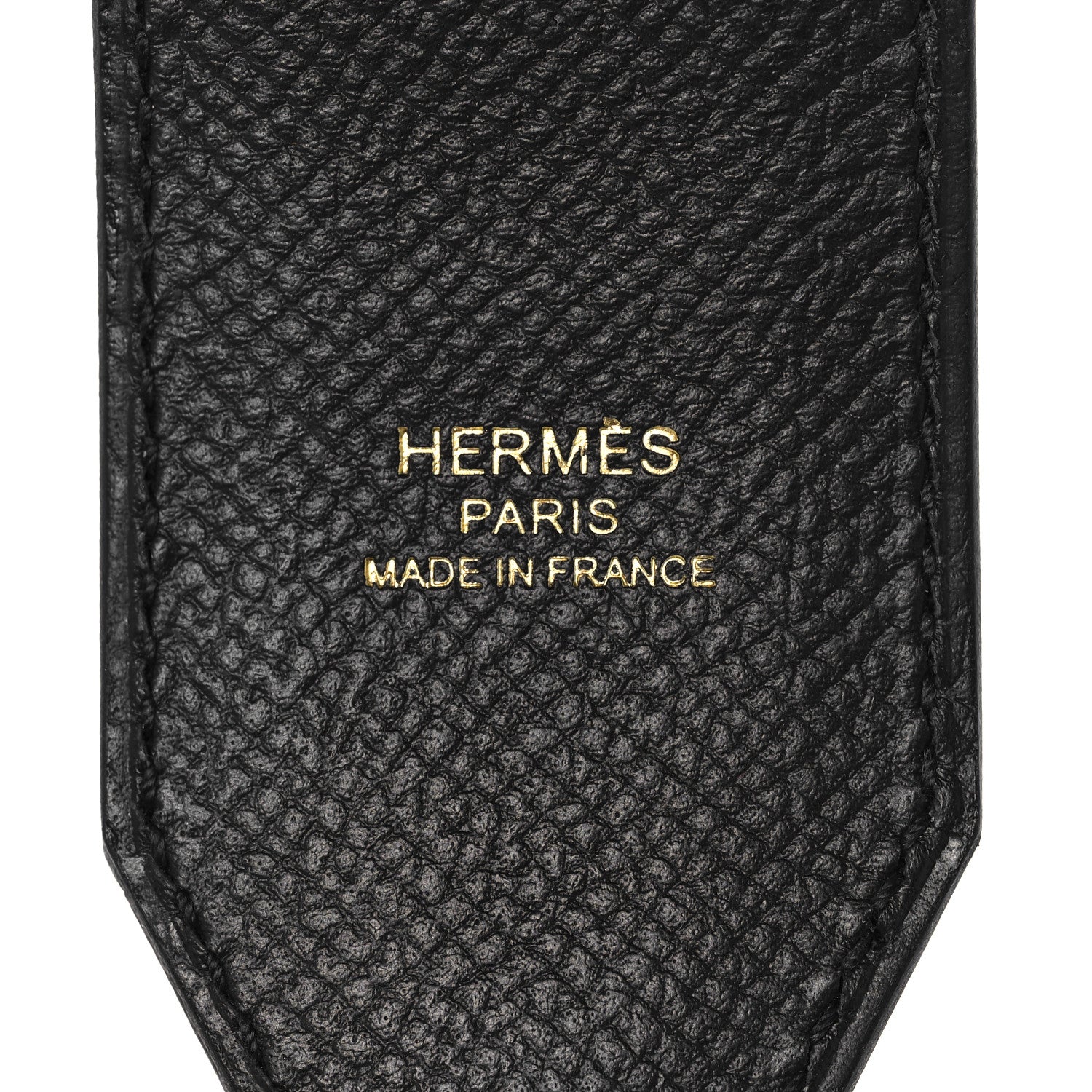 Hermes Epsom 40mm Hexagone Tressage Shoulder Strap Black Craie Gold 4 of 6
