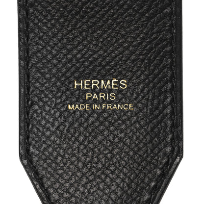 Hermes Epsom 40mm Hexagone Tressage Shoulder Strap Black Craie Gold 4 of 6