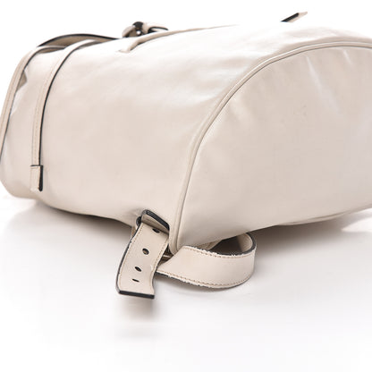 Prada Nappa Cinch Backpack Talco 18 of 21