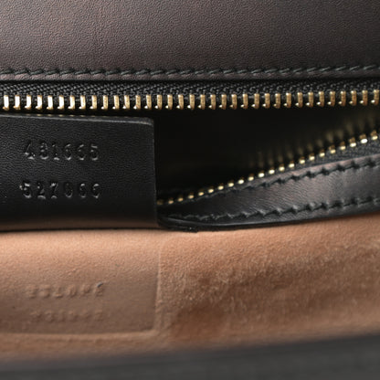 Gucci Calfskin Medium Sylvie Top Handle Bag Black 7 of 15