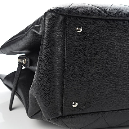 Chanel Soft Caviar Quilted CC Timeless Tote Black 9 of 11