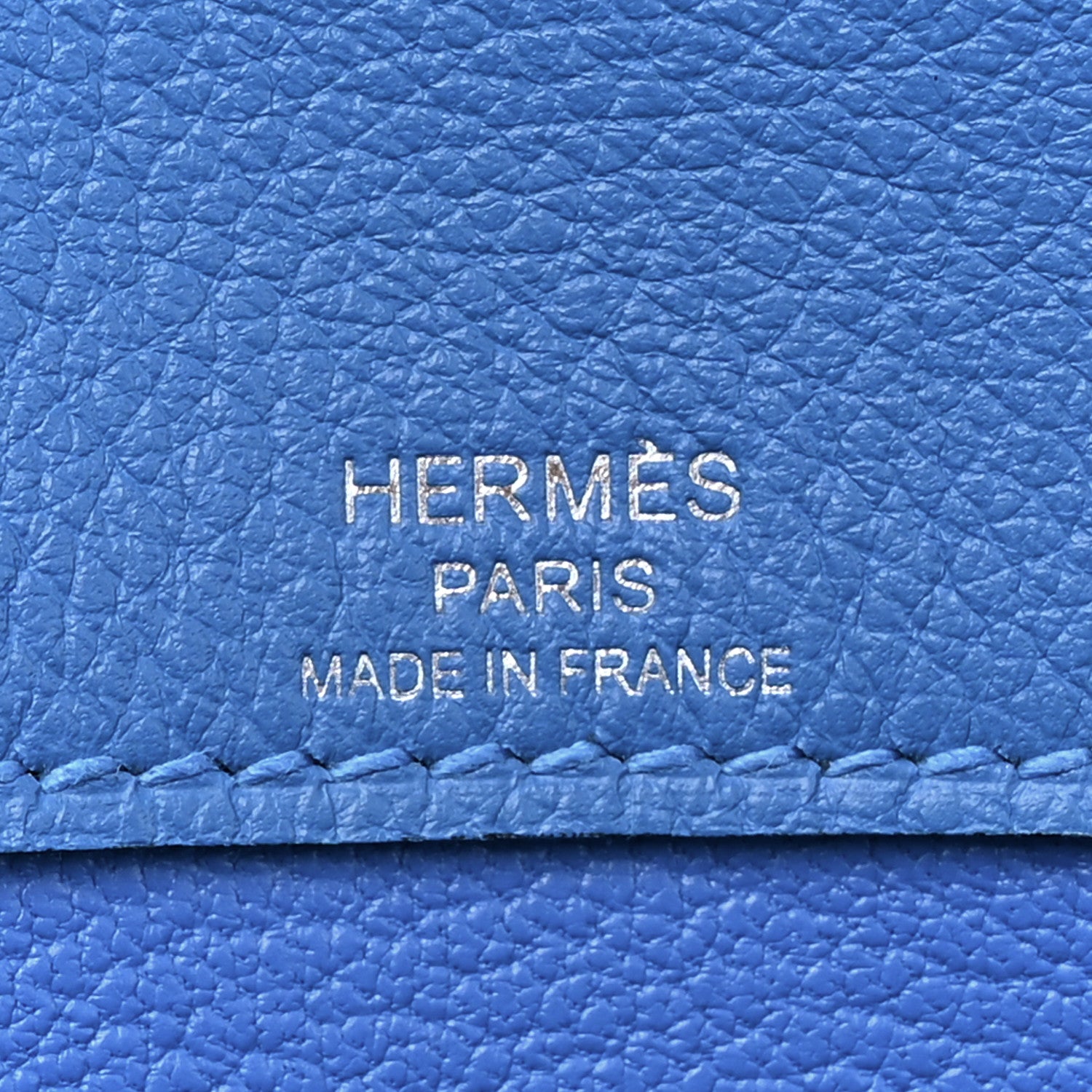 Hermes Evercolor Evergran Barenia Colormatic Kelly Depeches 25 Pouch Blue Hydra Black Fauve 6 of 7