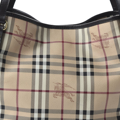 Burberry Haymarket Check Small Canterbury Tote Black 10 of 10