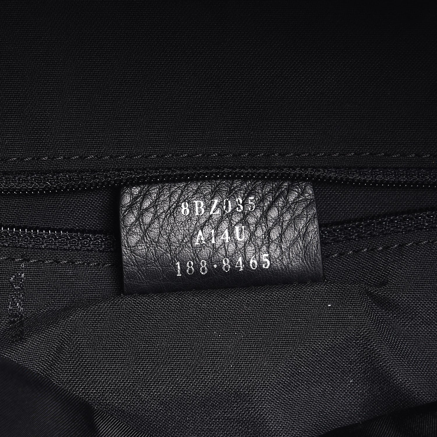 Fendi Nylon Vitello Liberty Sequin Fun Fair Embroidered Backpack Black 7 of 8