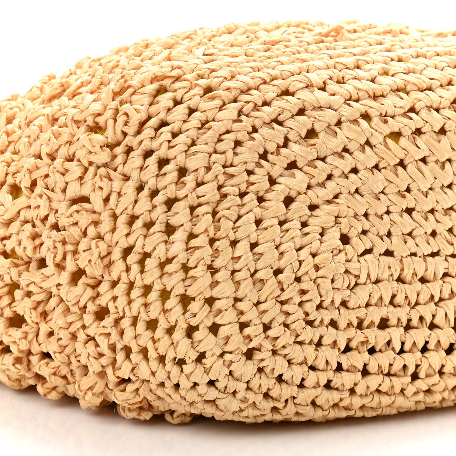 Fendi Raffia Calfskin Tote 8 of 12