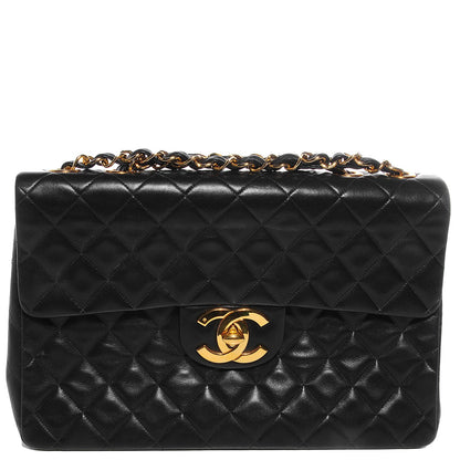 Chanel Lambskin XL Jumbo Flap Black 1 of 7