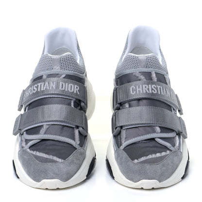 Christian Dior Technical Fabric Nylon Camouflage Womens D-Wander Sneakers 38.5 Silver 8 of 16