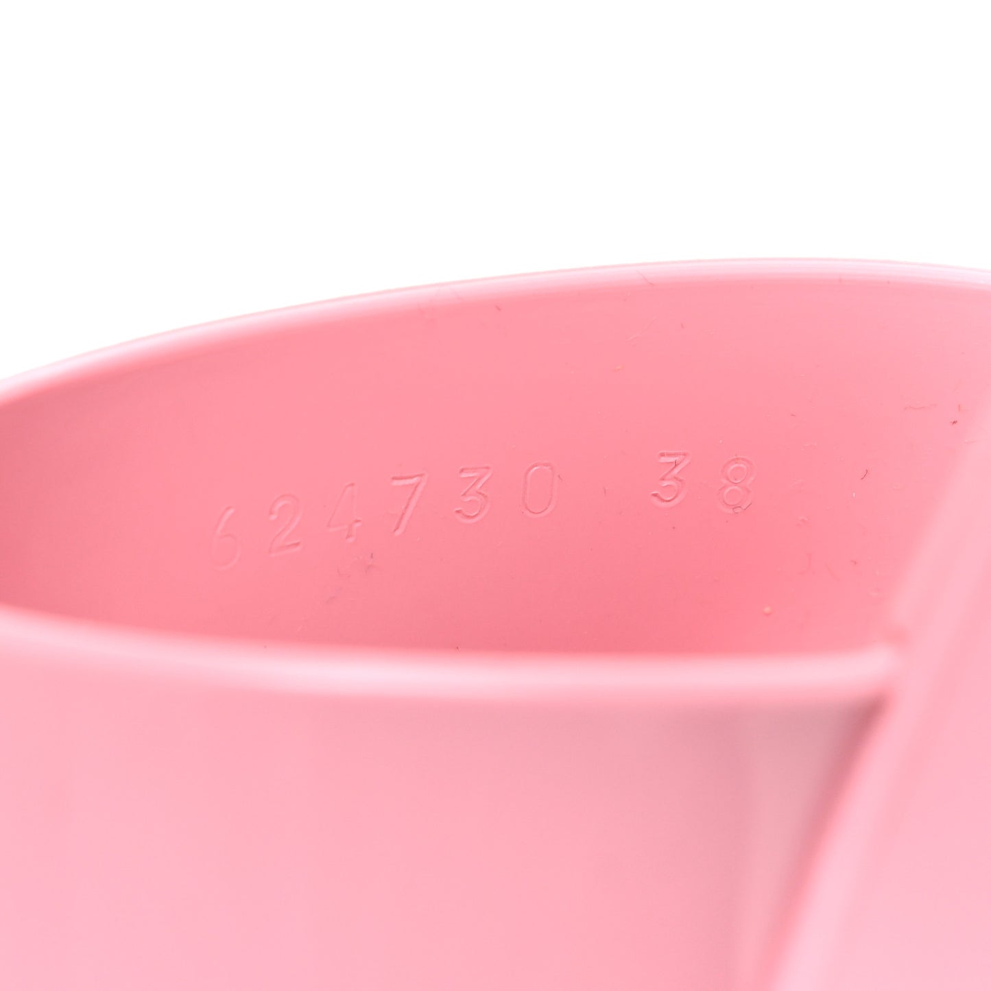 Rubber Gucci Logo Womens Platform 20/60mm Slide Sandals 38 Wild Rose