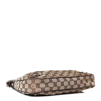 Gucci Monogram Medium Abbey D Ring Hobo Brown 4 of 17