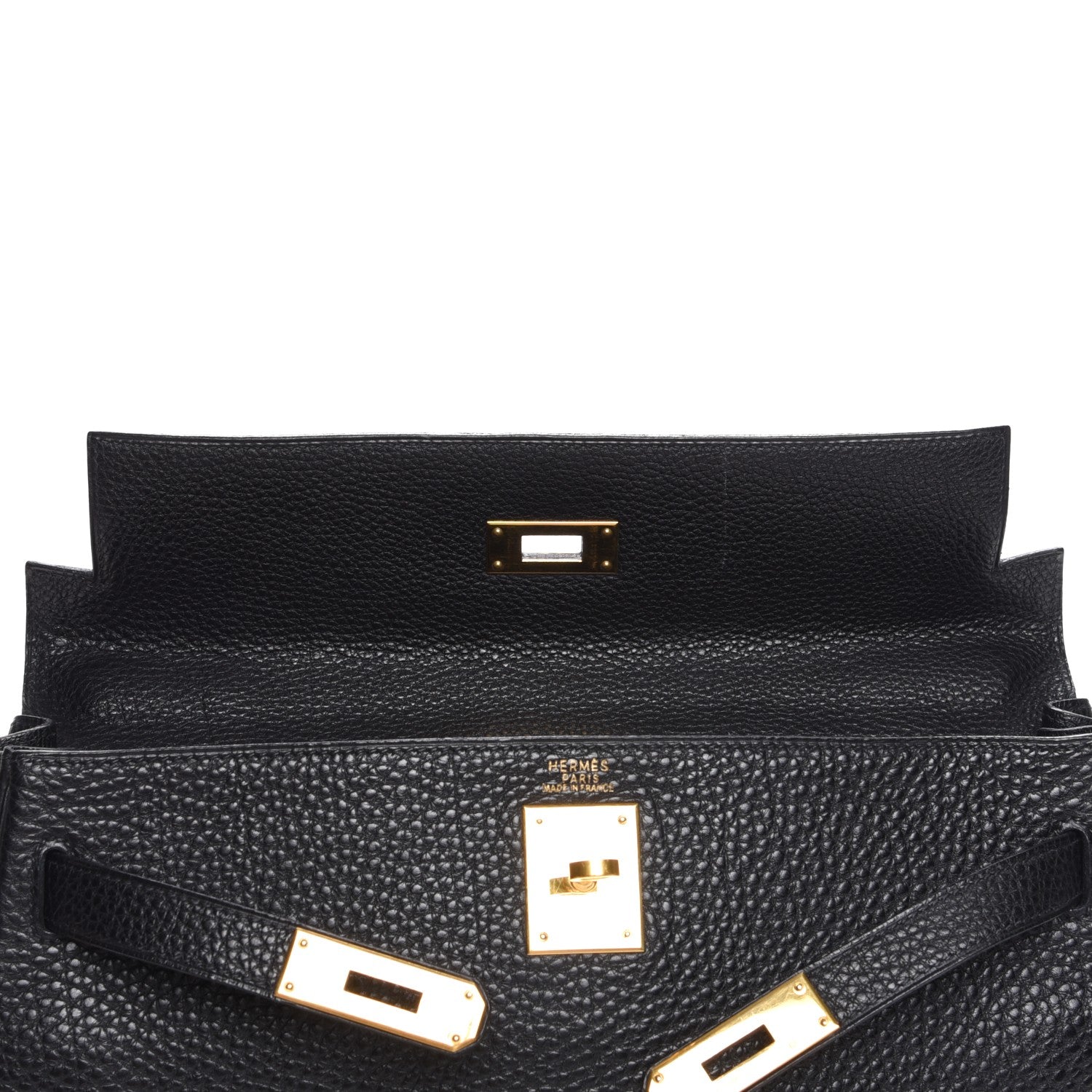 Hermes Togo Kelly Retourne 32 Black 9 of 31