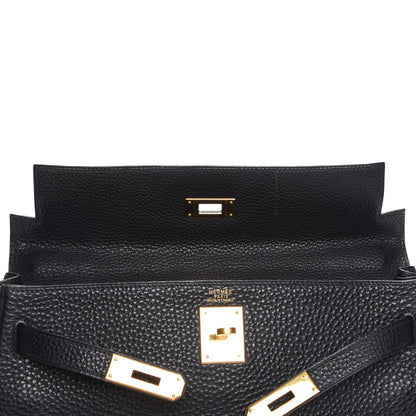 Hermes Togo Kelly Retourne 32 Black 9 of 31