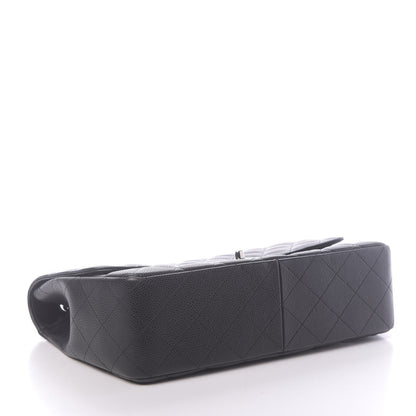 Chanel Caviar Quilted Jumbo Single Flap Black 4 of 11