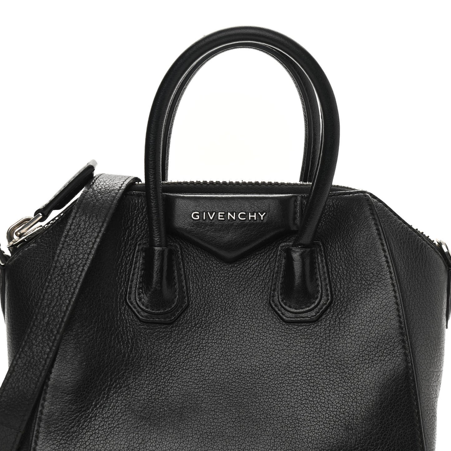 Sugar Goatskin Mini Antigona Black