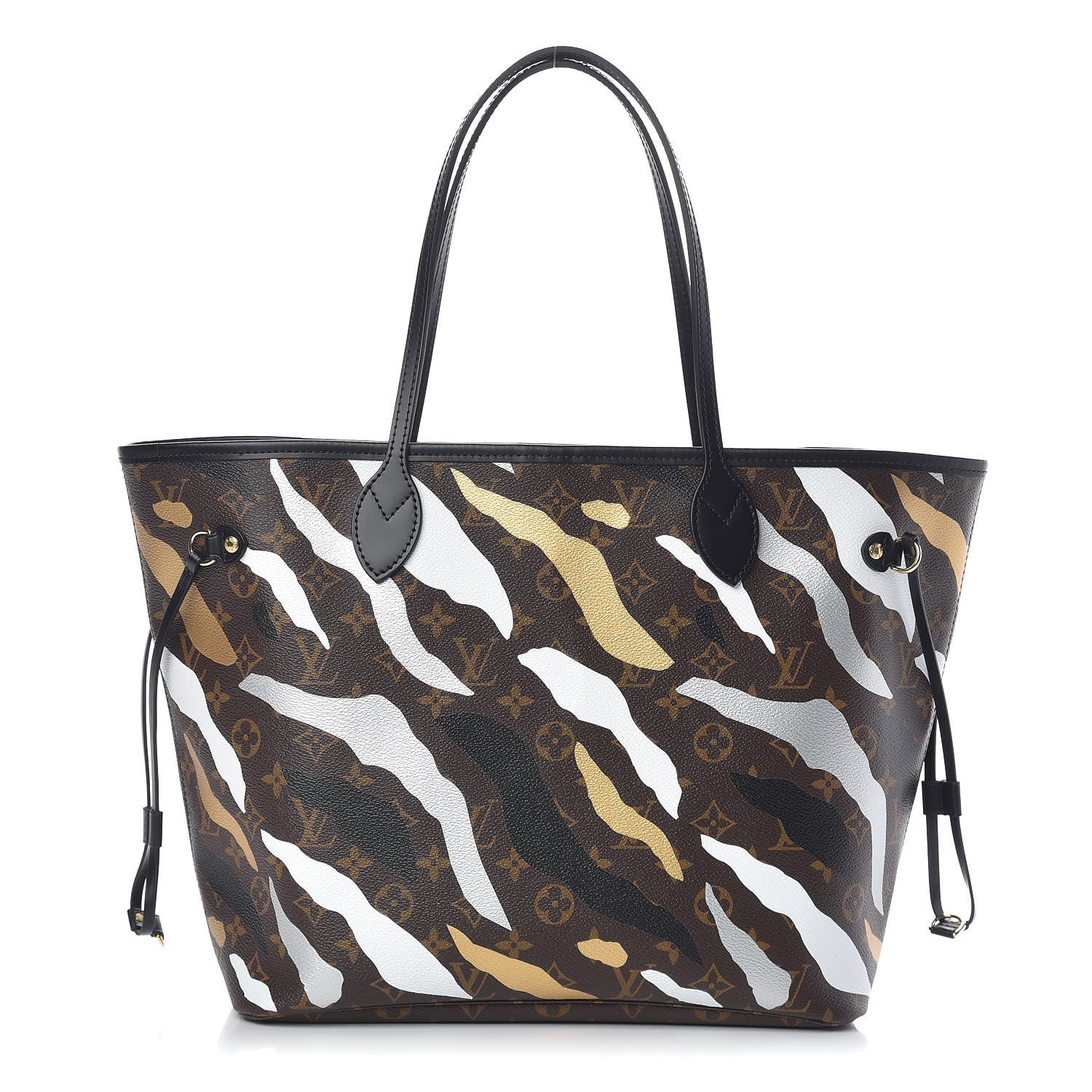 Louis Vuitton X LOL Monogram Neverfull MM Gold Silver 1 of 10