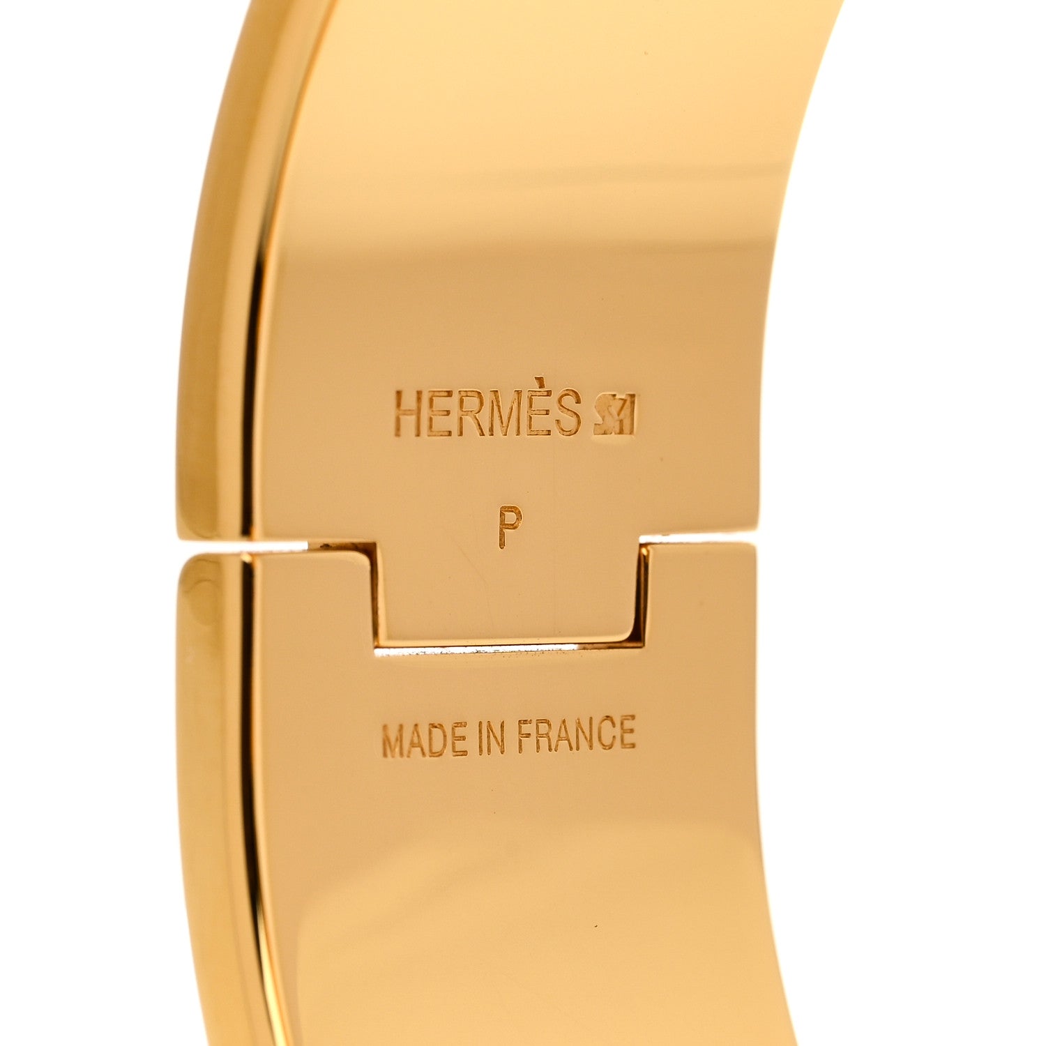Hermes Enamel Wide Clic Clac H Bracelet GM Black 4 of 5
