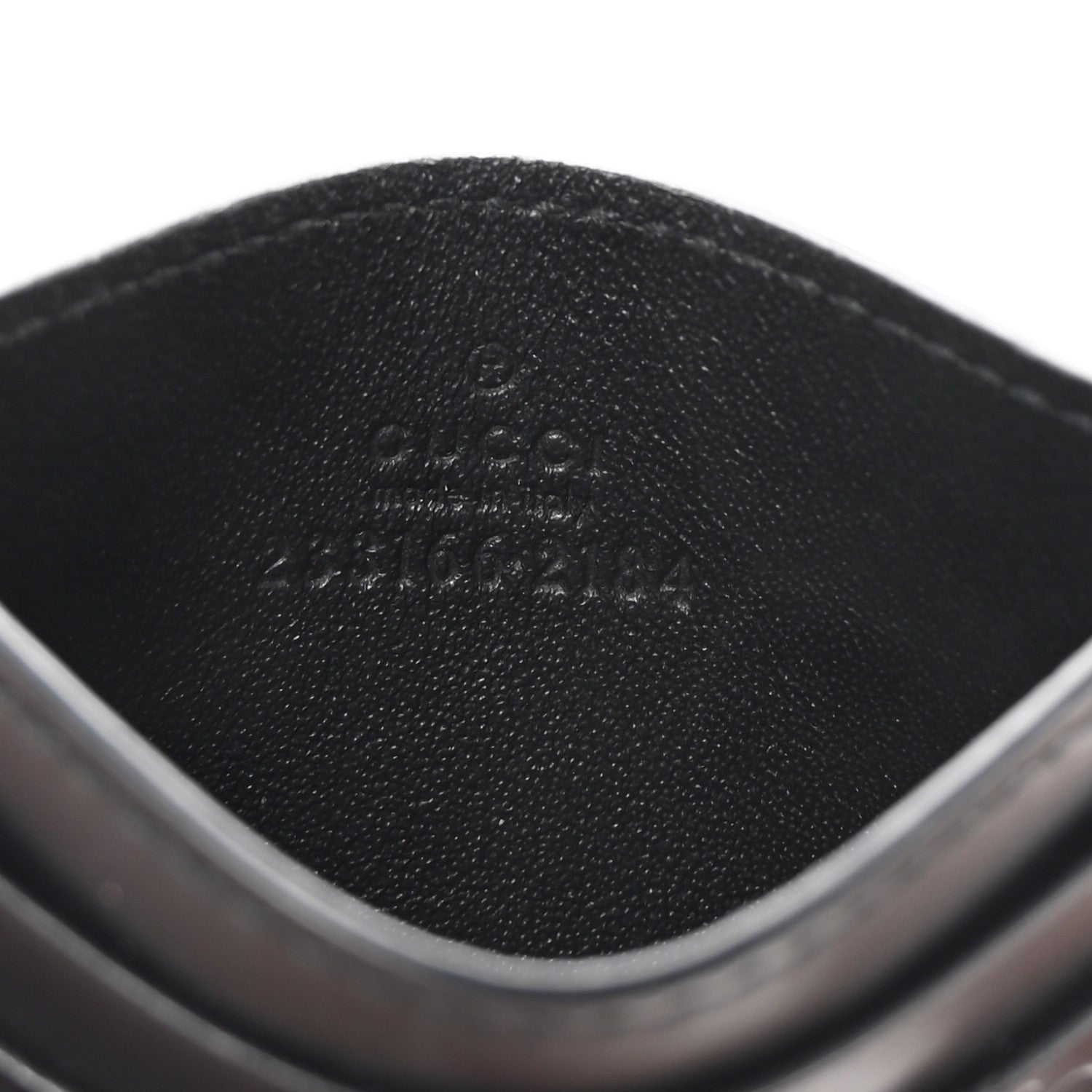 Gucci Guccissima Card Holder Black 6 of 7