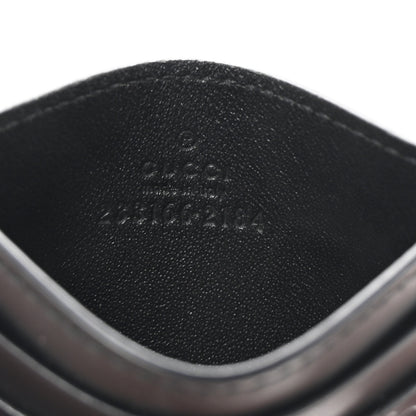 Gucci Guccissima Card Holder Black 6 of 7