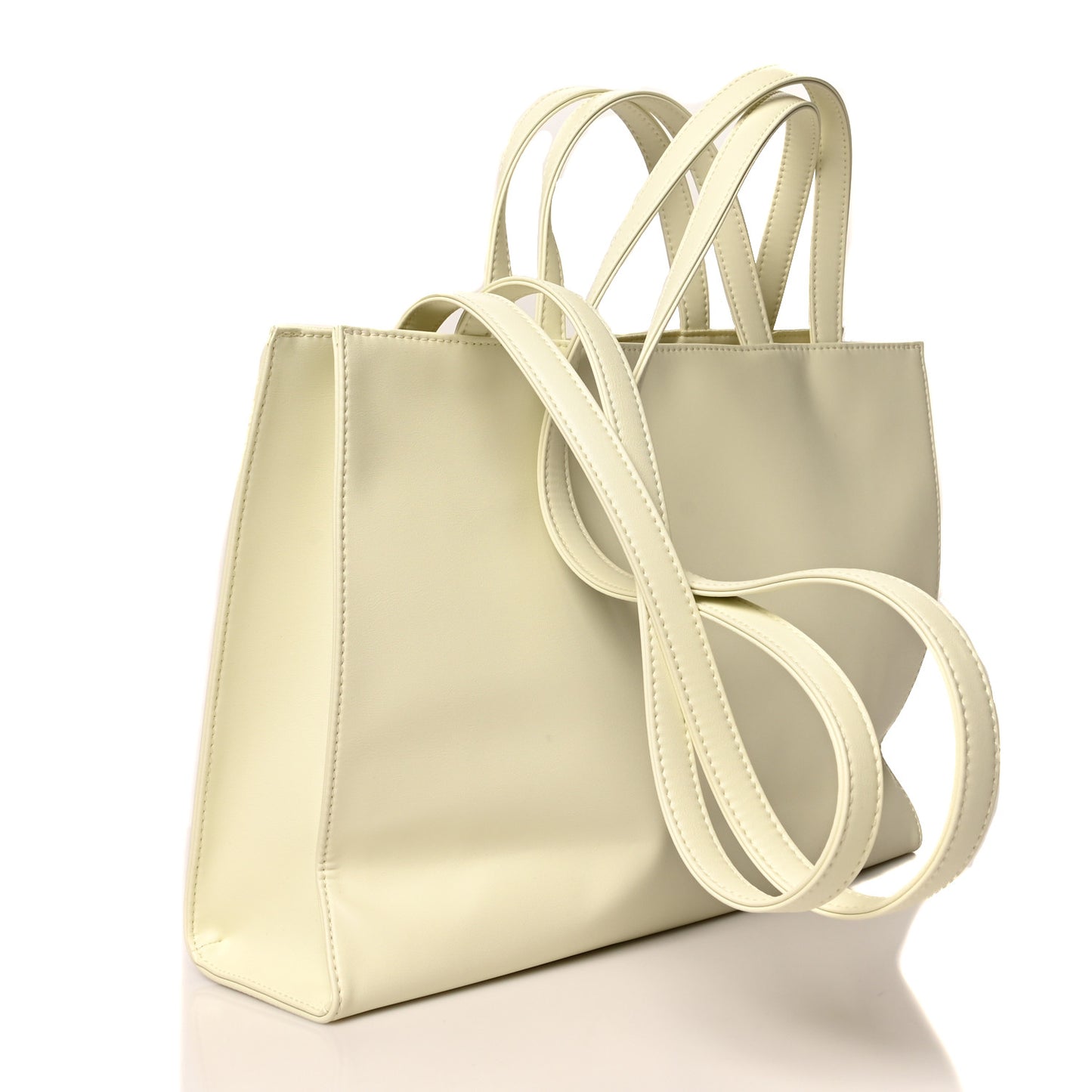 Vegan Leather Medium Shopping Bag Glue