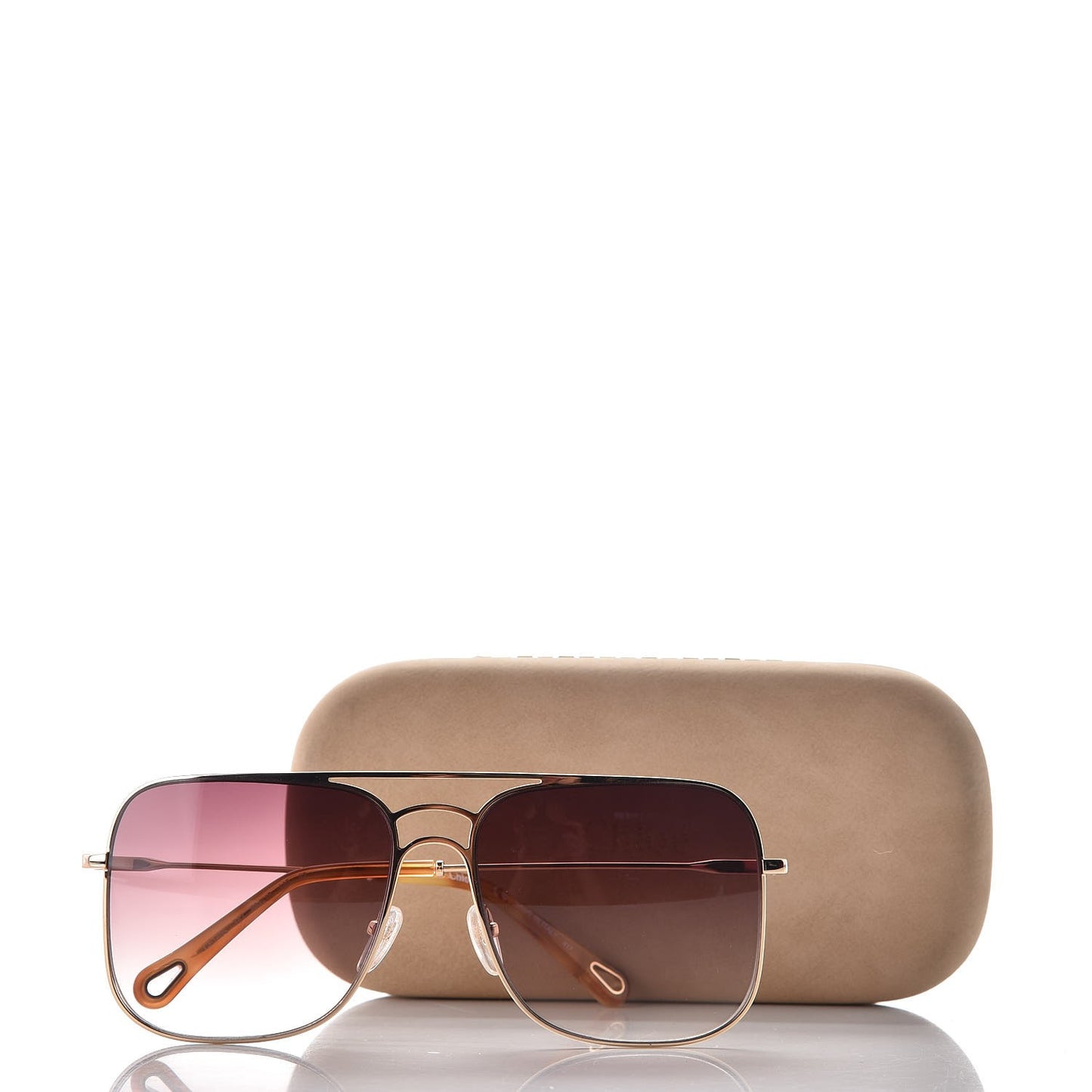 Square Aviator Sunglasses CE 140S Gold