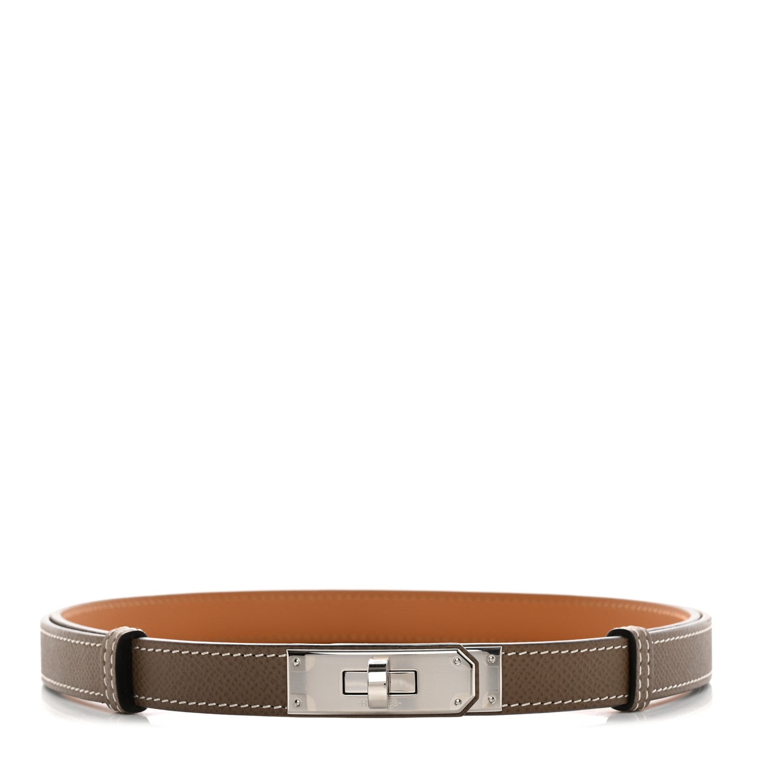 Hermes Epsom Kelly Belt Etoupe 1 of 6