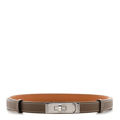 Hermes Epsom Kelly Belt Etoupe 1 of 6