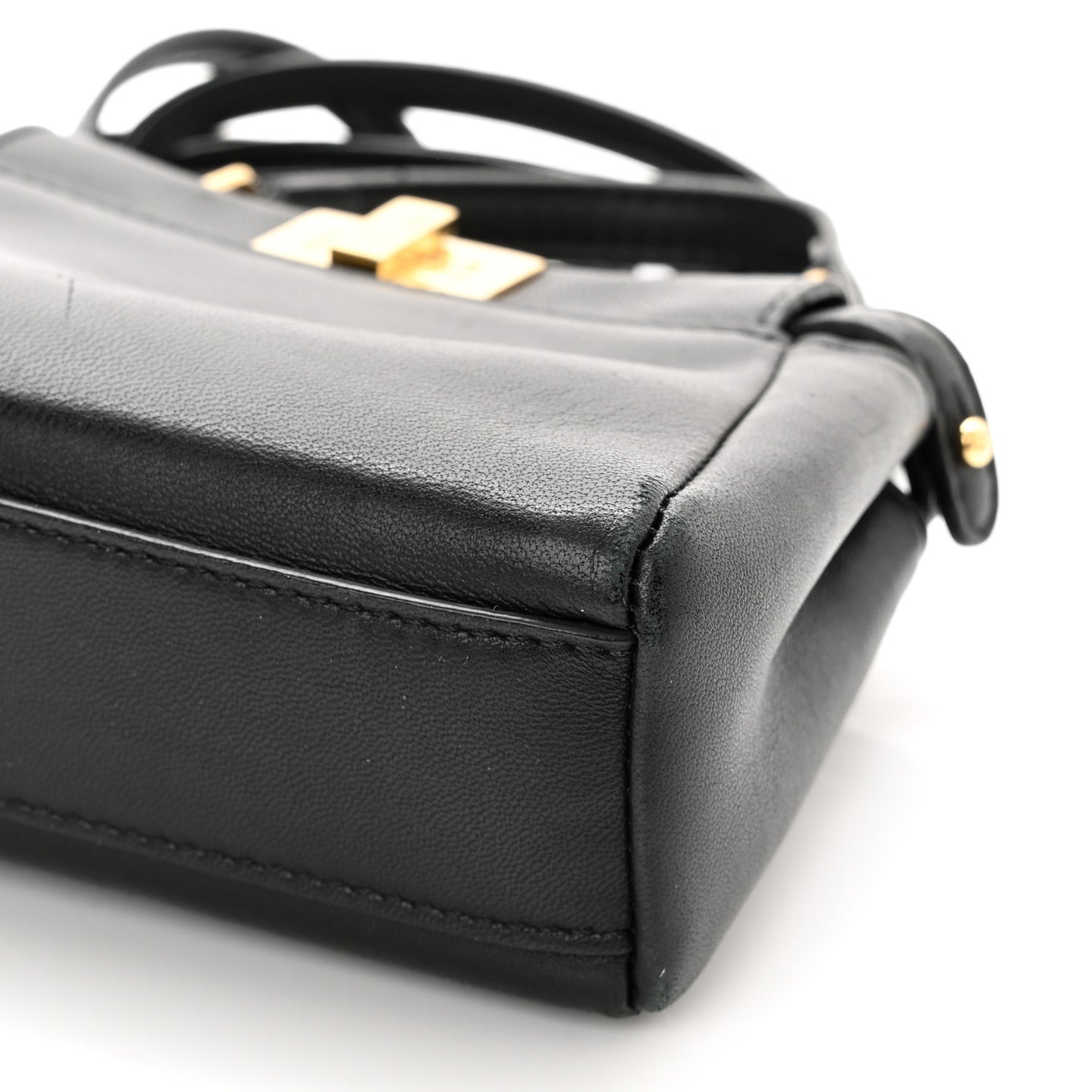 Nappa Micro Peekaboo Iconic Satchel Black