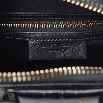 Givenchy Calfskin Crocodile Embossed Mini Antigona Black 6 of 11