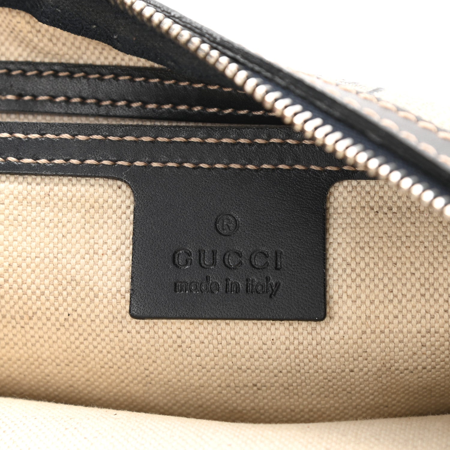 Gucci GG Supreme Monogram Belt Bag Navy 5 of 9