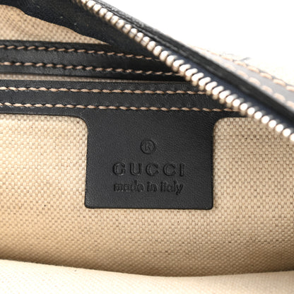 Gucci GG Supreme Monogram Belt Bag Navy 5 of 9