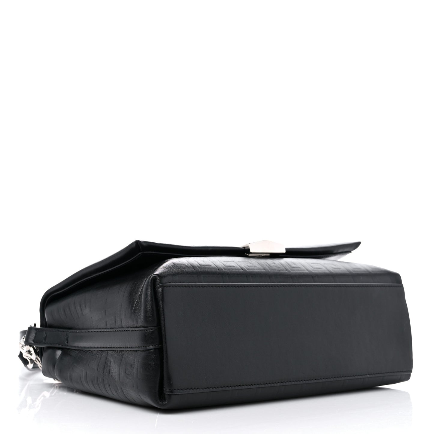Soft Calfskin 4G Embossed Medium Shoulder Bag Black