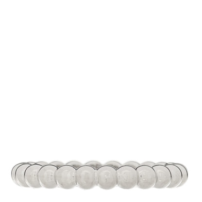 Van Cleef & Arpels 18K White Gold Medium Perlee Ring 52 6 1 of 5
