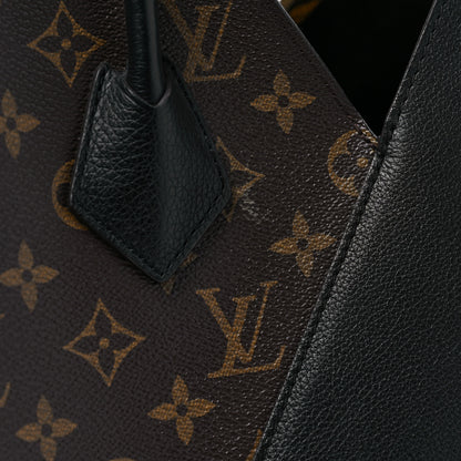 Louis Vuitton Calfskin Monogram Kimono Tote Black 7 of 10