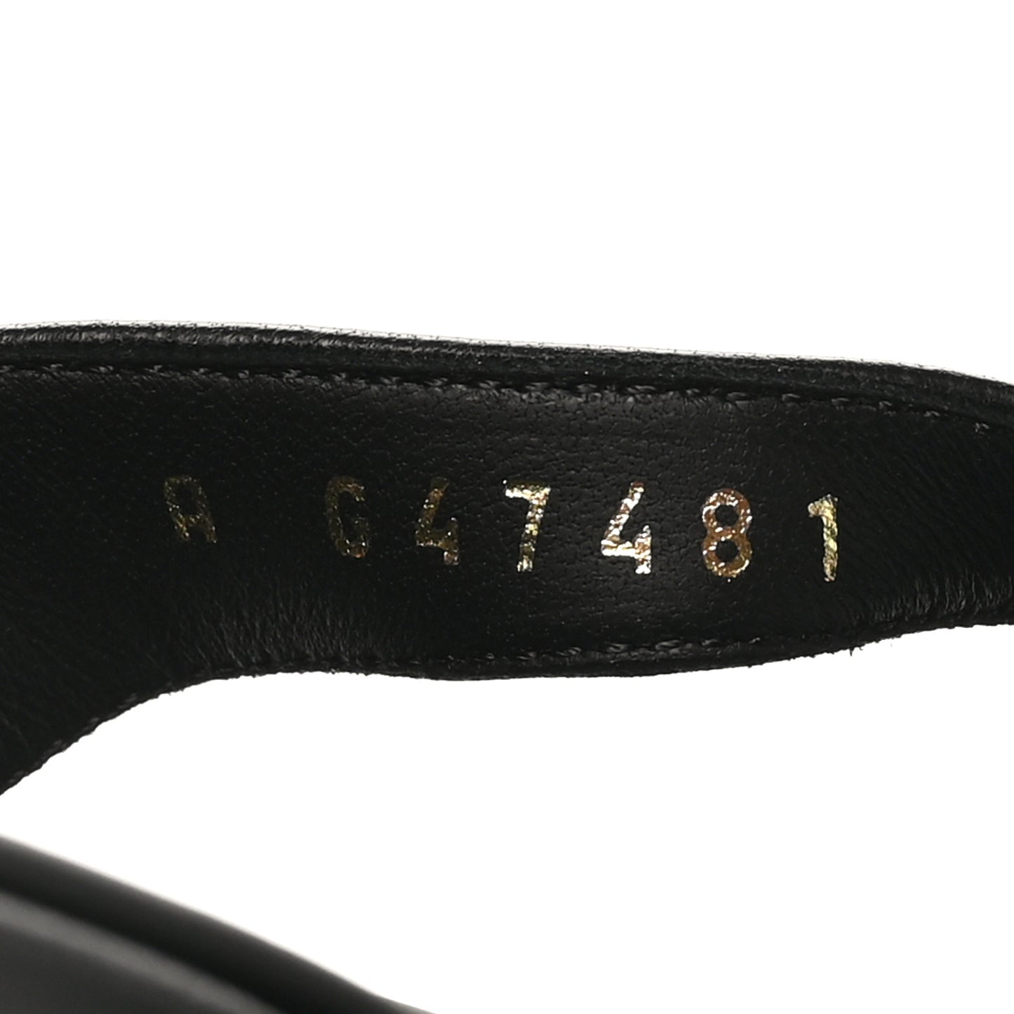 Lambskin CC Thong Sandals 37 Black