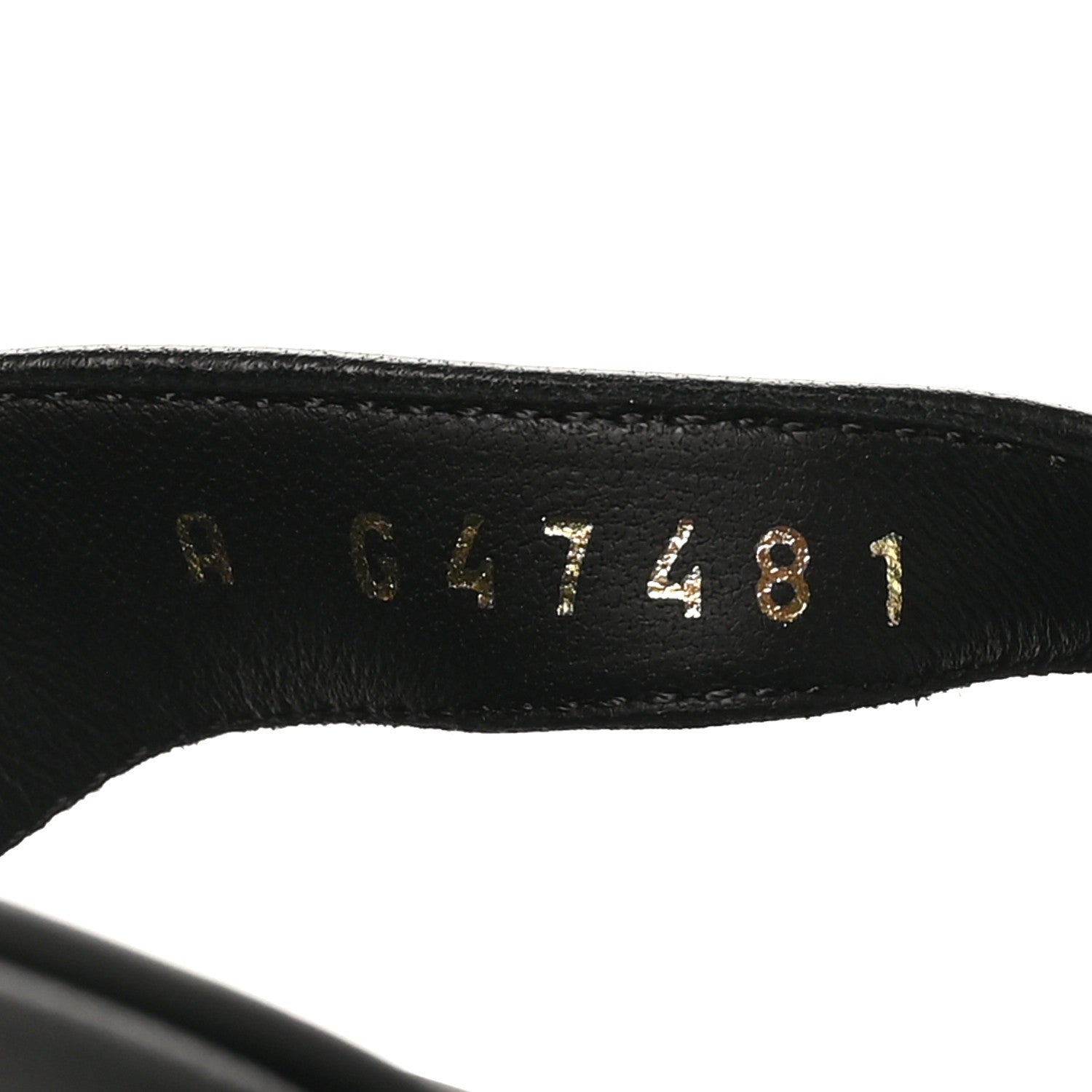 Chanel Lambskin CC Thong Sandals 37 Black 7 of 9