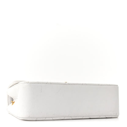 Chanel Lambskin Quilted Mini Flap Bag White 3 of 10