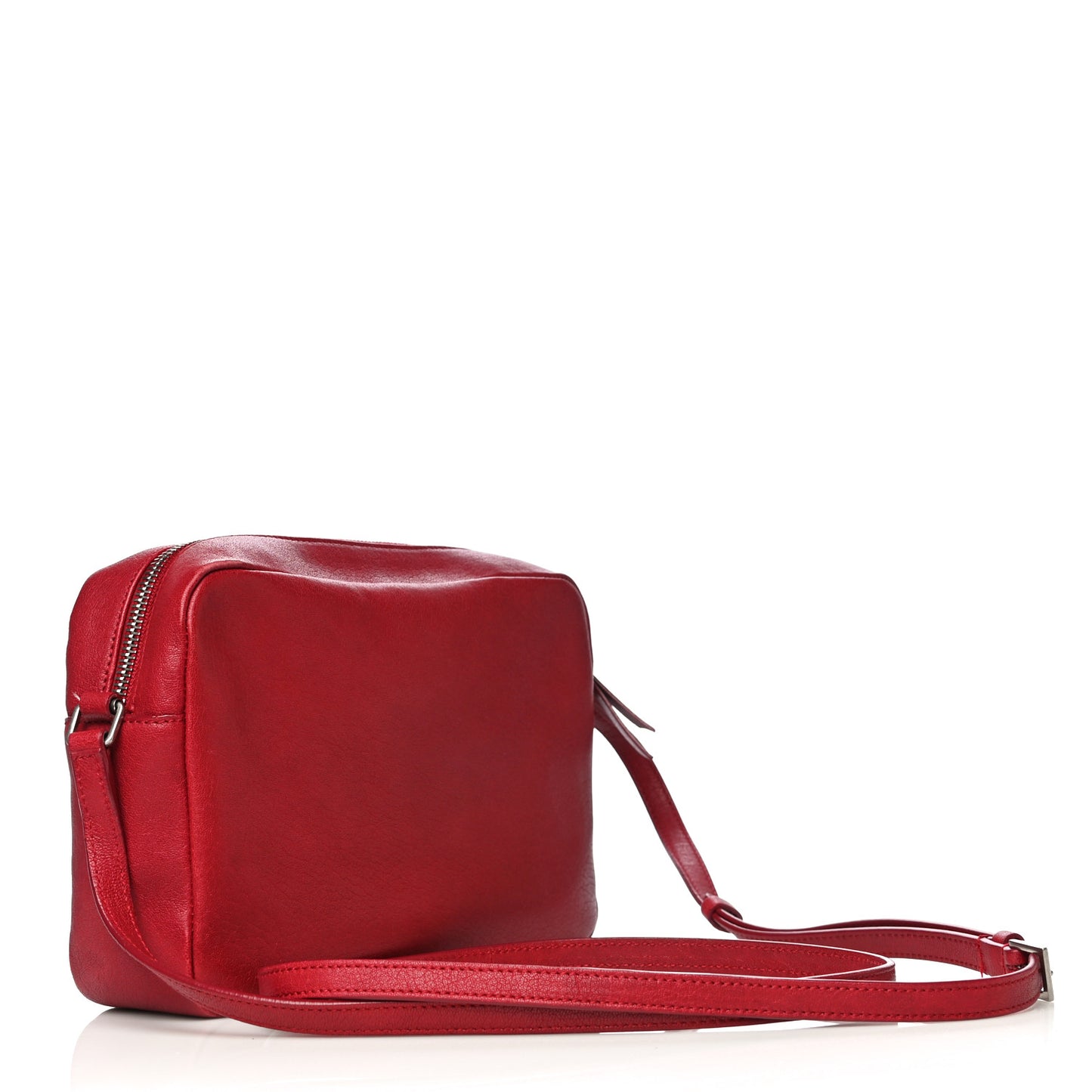 Lambskin Monogram Small Lou Camera Bag Lipstick Red