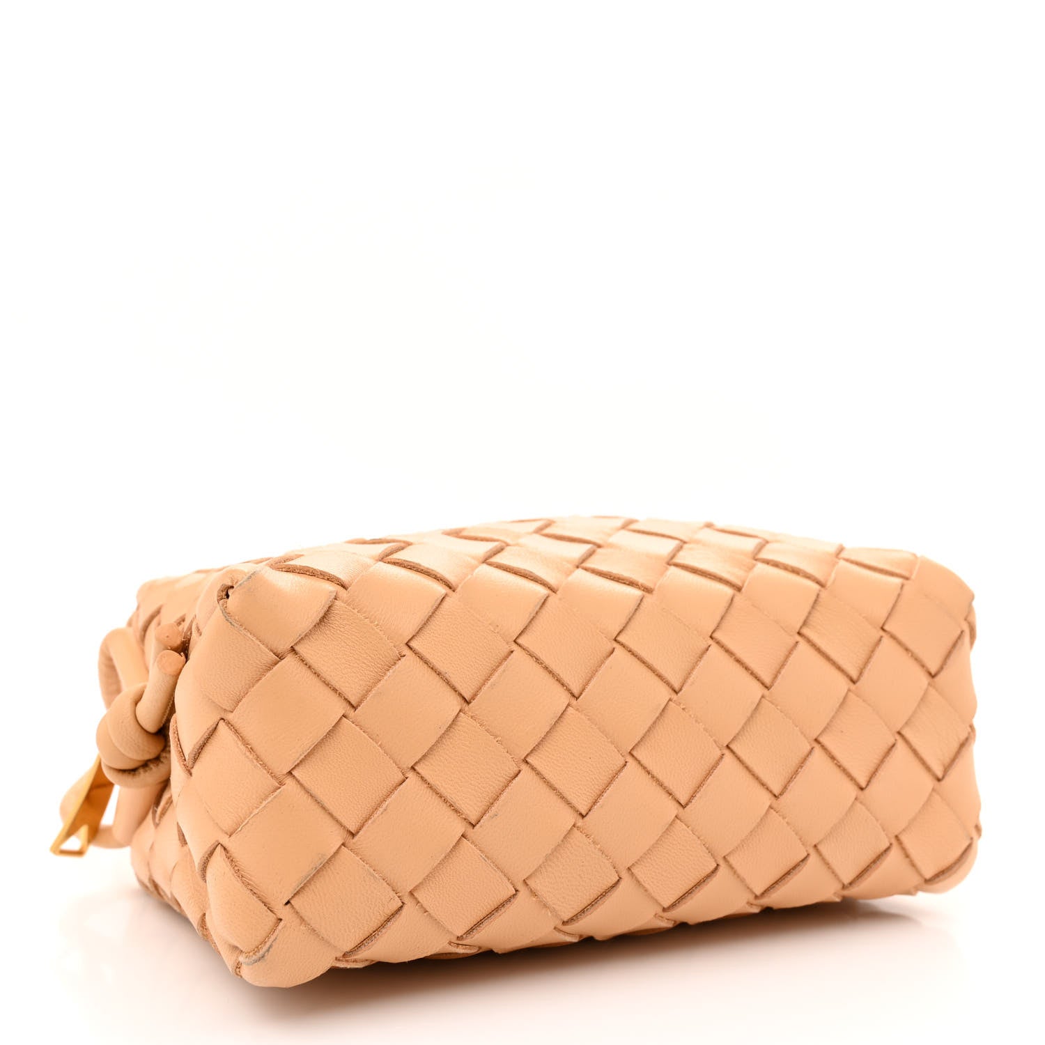 Bottega Veneta Nappa Intrecciato Mini Loop Camera Bag Almond 4 of 11