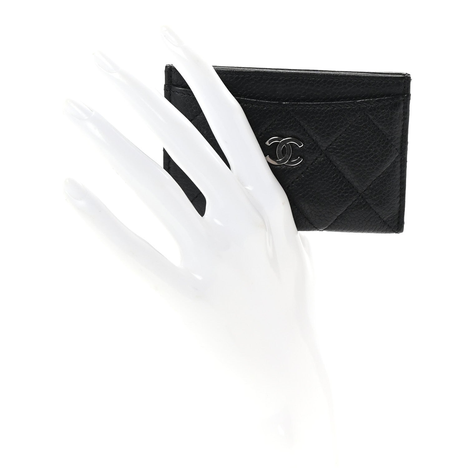 Chanel Caviar Quilted Card Holder Black 2 of 8