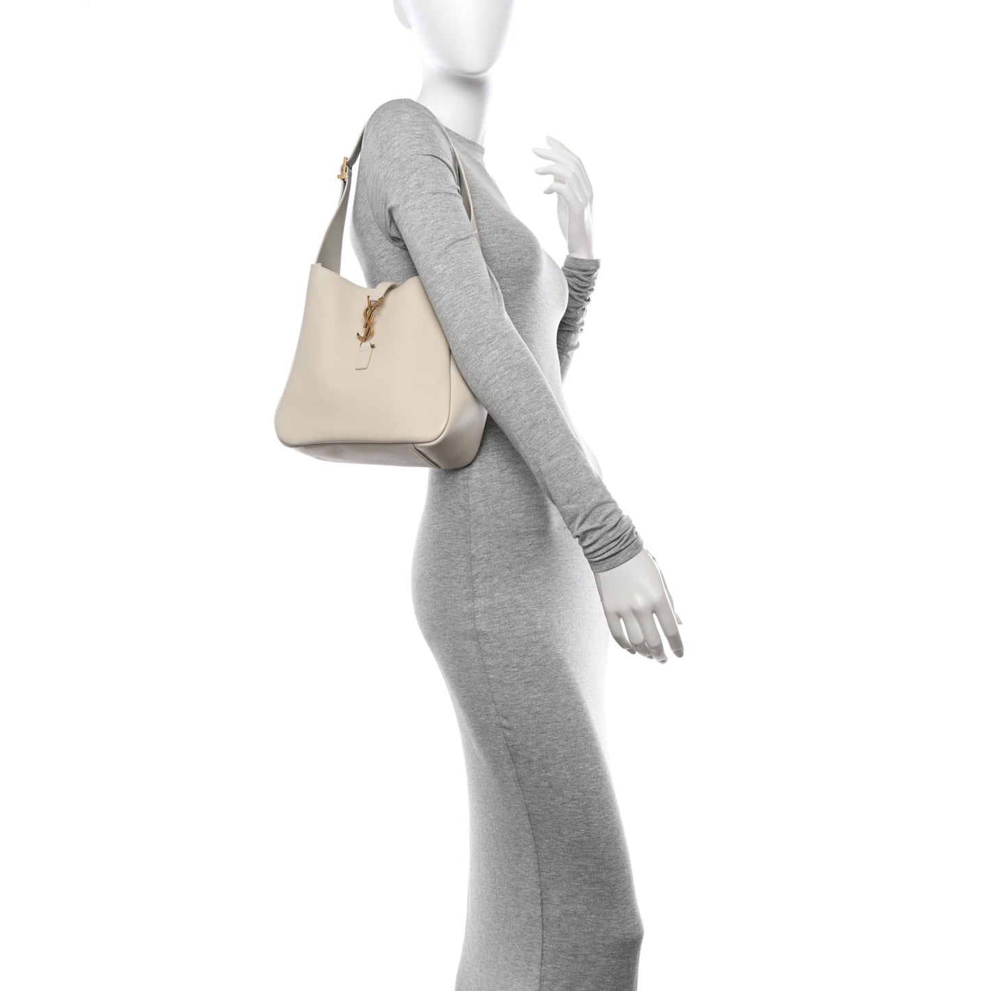Smooth Calfskin Small Le 5 A 7 Soft Hobo Blanc Vintage