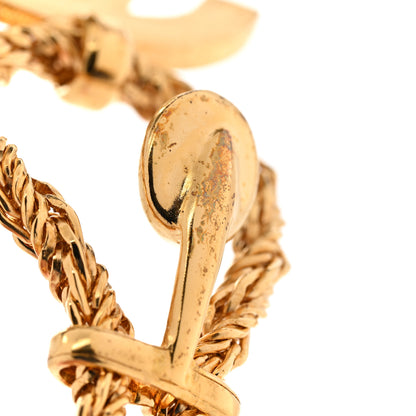 Chanel Pearl Bead Crystal CC Necklace Gold 8 of 8