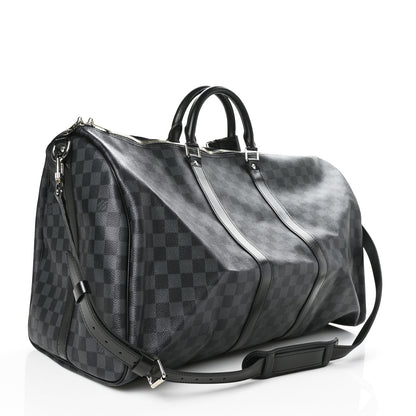 Louis Vuitton Damier Graphite Keepall Bandouliere 55 4 of 9