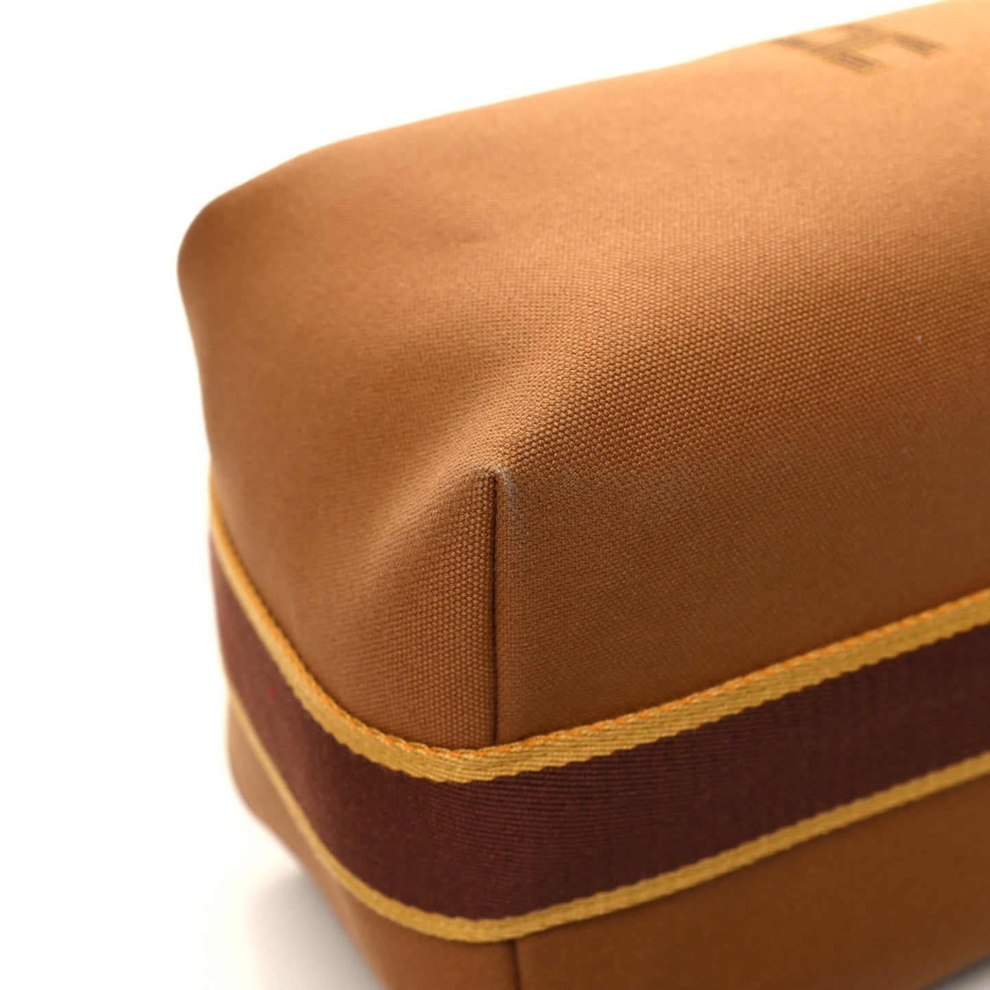Canvas Large Bride-A-Brac Pouch Ocre