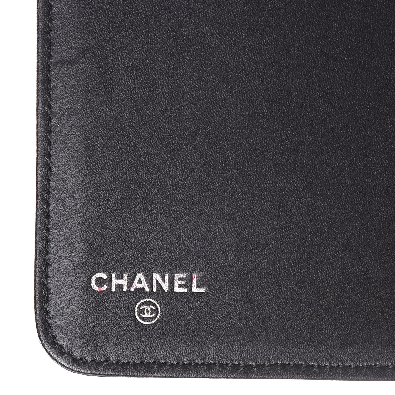Chanel Iridescent Caviar Quilted Crossbody iPad Holder Black 6 of 16