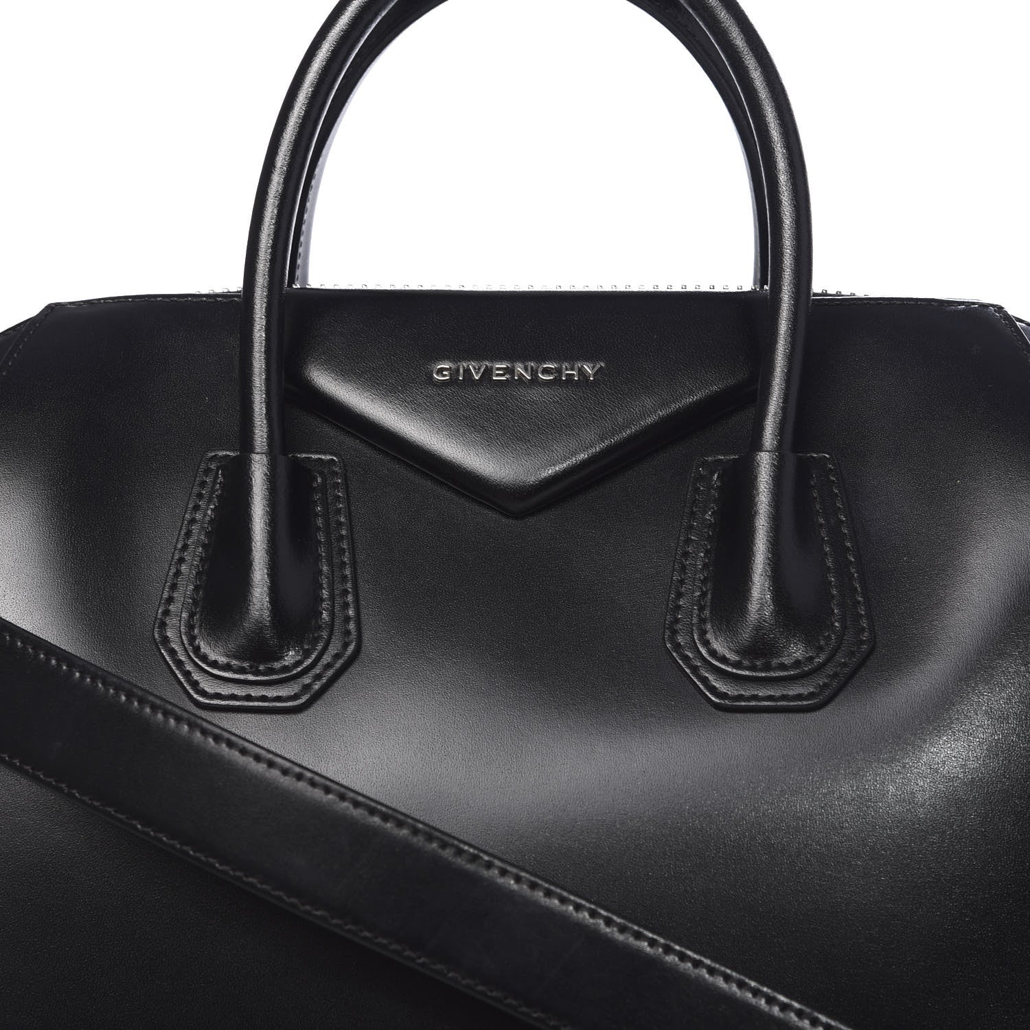 Givenchy Shiny Lord Calfskin Medium Antigona Black 17 of 17
